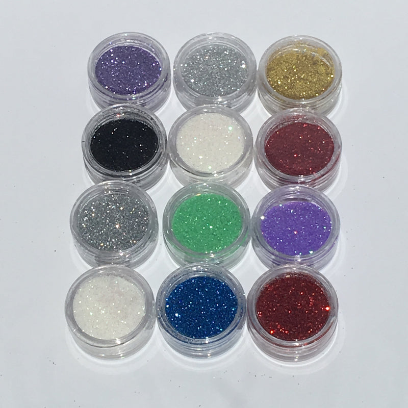 NAIL DECORATION - GLITTER ASSORTED COLOR