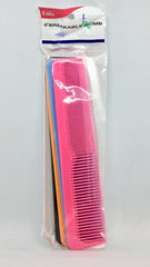 9 INCH BREAKABLE HAIR COMB 4 PIECE/PACK